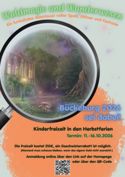 Flyer Kinderfreizeit Bückeburg 2026