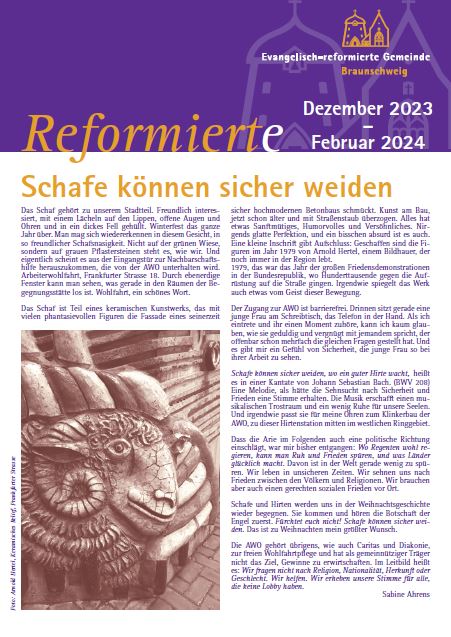 Gemeindeblatt Dezember - Februar 2024